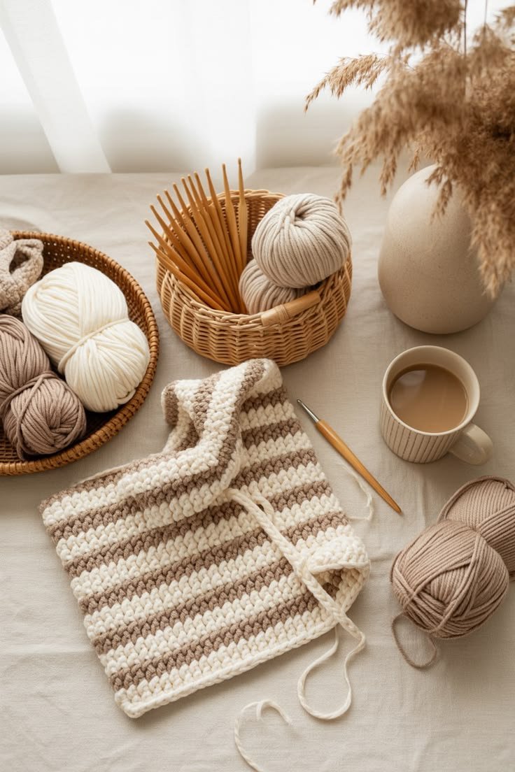 Kits de materiales para tejer de Estambre Mágico